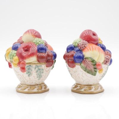 Fitz & Floyd "Venezia" Fruit Basket Shakers Set