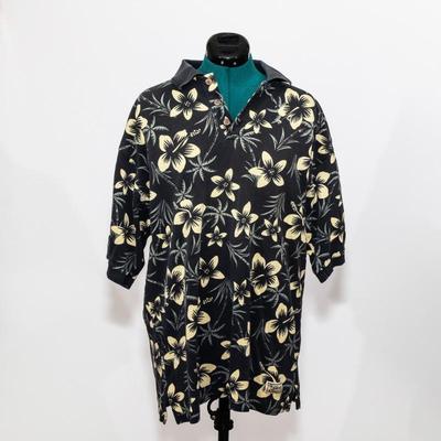 Tommy Bahama 100% Silk Floral Shirt
