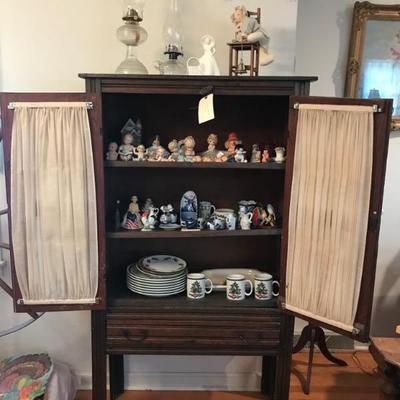 pie safe $99
34 X 15 X 60"