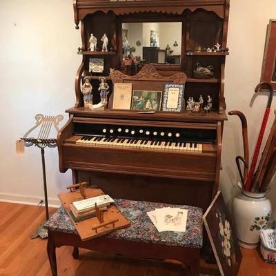 Victorian organ from St Andrews Church $275 stool $45
