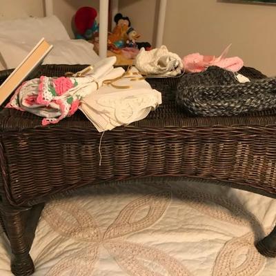 wicker bed tray $55