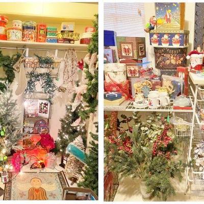 Christmas Galore from wreaths, ornaments, trees, decoratives and MORE