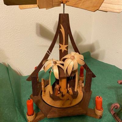 Christmas Carousel made in Erzgebirge Germany