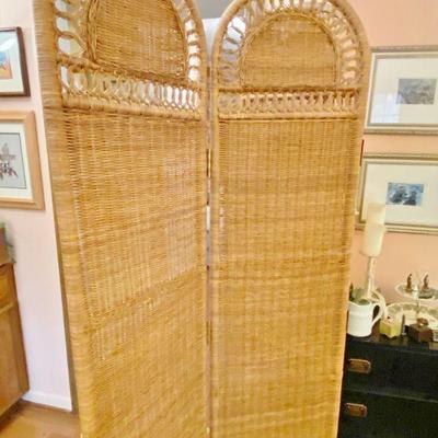 Wicker Room Divider