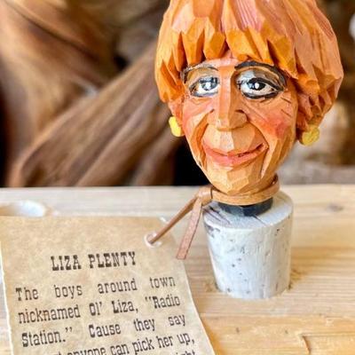 Vintage 1990's Chris Hammack Liza Plenty Bottle Stopper