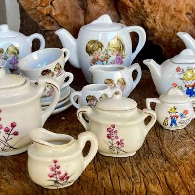 Assortment Of Miniature Tea Sets - Not All Complete