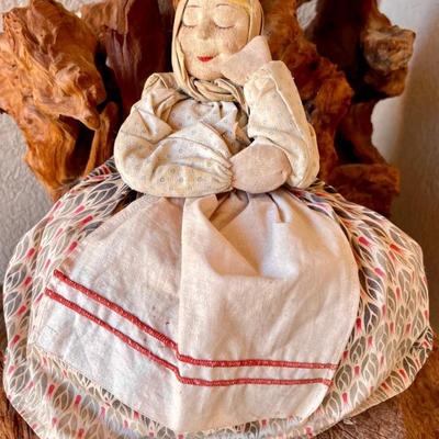 1920's - 30's Antique Stockinette Tea Cozy