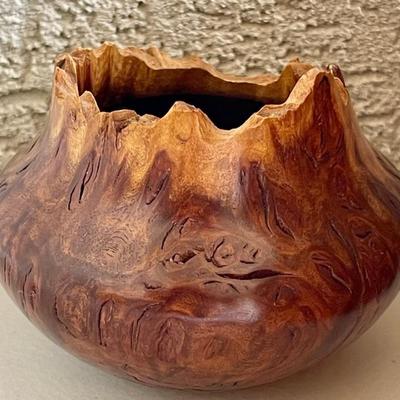 Douglas A. Crawforth New Mexico Wood Turned Bowl 