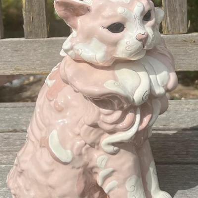 1940's Kay Finch " Ambrosia" Ceramic Cat Figurine