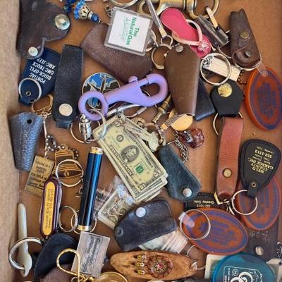 Keychains - Leather, Faux Money, Pontiac, Wirlpool, Vintage, And More