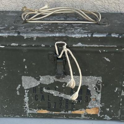 WWII US Army Ammo Chest 50 Cal M3 D7260