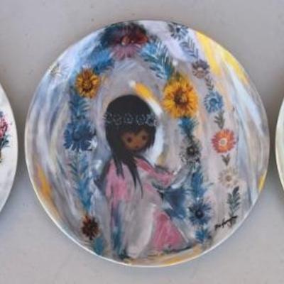 (3) Knowles China Co. De Grazia Limited Edition 8.5" Plates