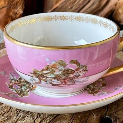Lamberton Scammell Waldorf- Estoria By Nathan Straus NY Tea Cup And Saucer