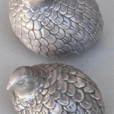 Pair Of Arnel's By Lee Ceramic Quails