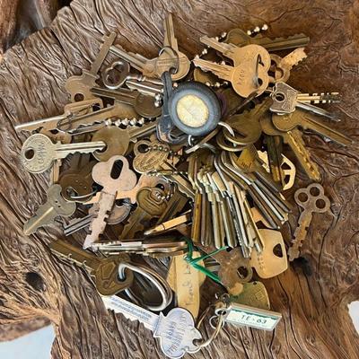 Assorted Vintage Keys - Graham, Mail Keys, Key Rings, National, And More