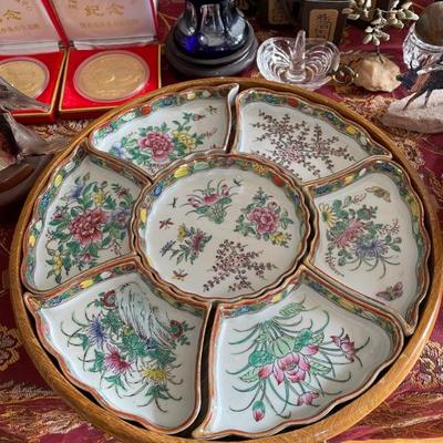 Chinese tray with case
