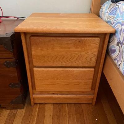 1 of 2 Nightstand Oak 