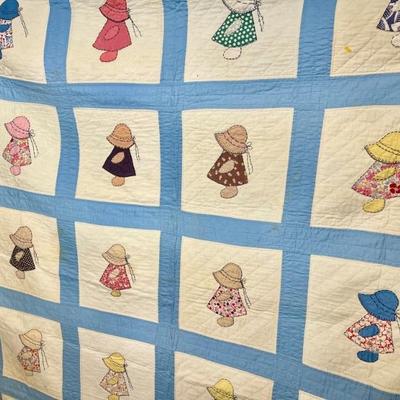 Cool holly hobby style quilt 