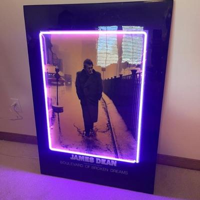 Neon picture - James Dean 