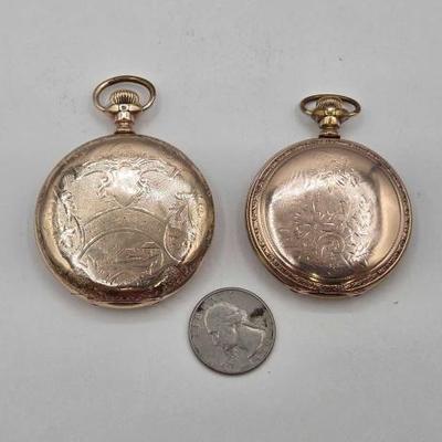 #1136 • Hampton and Landis Pocket Watches