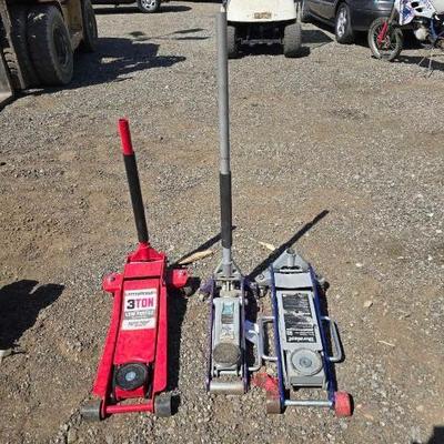 #80504 • (3) Floor Jacks