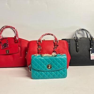 #6006 • NEW!!! (4) Stariness Genuine Leather Women’s Purses