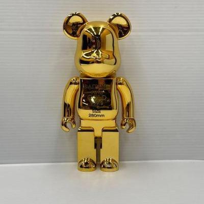 #1814 • Bearbrick BAIT x Medicom Gold Bear