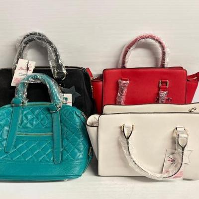 #6020 • NEW!!! (4) Starriness Genuine Leather Women’s Bag
