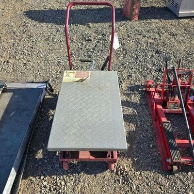 #80238 • Northern Industrial 500Lbs Hydraulic Lift Tabke Cart