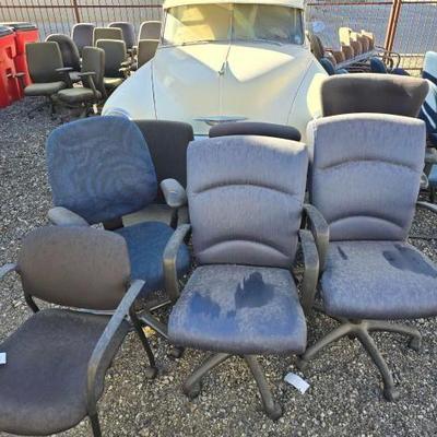 #90004 • (7) Office Chairs