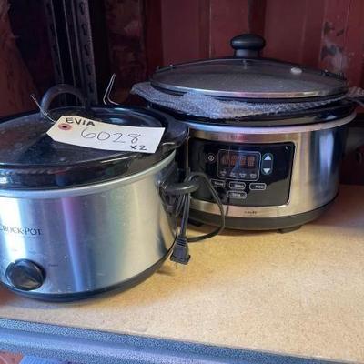 #6028 • (2) Slow Cookers