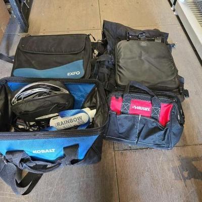 #4078 • (4) Assorted Bags withTools