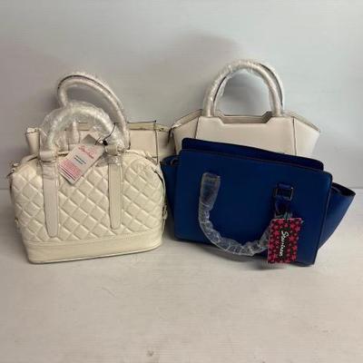 #6012 • NEW!!! (4) Starriness Genuine Leather Women’s Bag