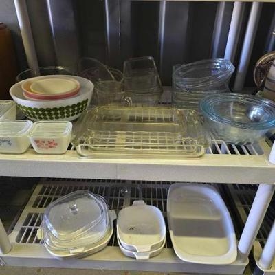 #10020 • Assorted Corning Ware and Pyrex Collection
