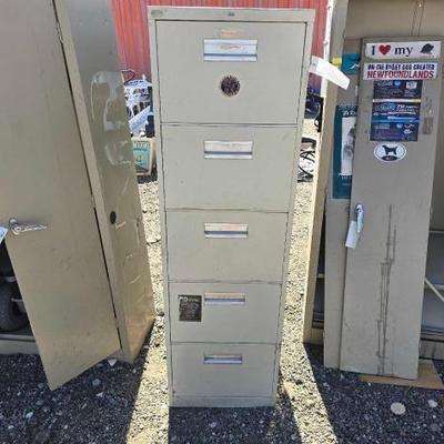 #80412 • Metal Hon 5-Drawer Filing Cabinet