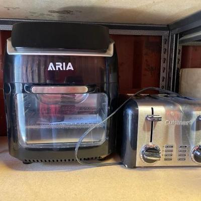 #6030 • Cuisineart Toaster and Aria Digital Air Fryer Oven