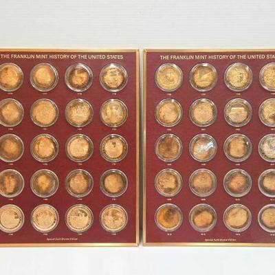 #1510 • (2) Franklin Mint History of the U.S. Sets