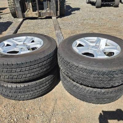 #80500 • (4) Jeep Wheels with Tires