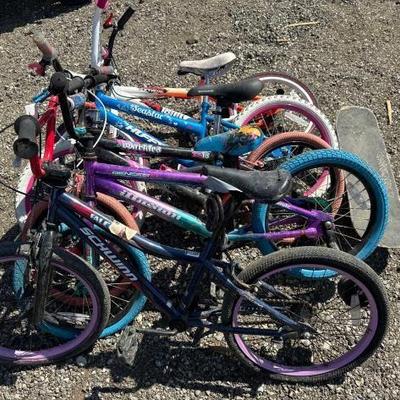 #80018 • 5 Kids Bicycles
