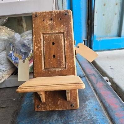 #3540 • Guild The Country Belle Wooden Telephone