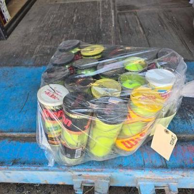 #3544 • (17) Assorted Cans of Tennis Balls