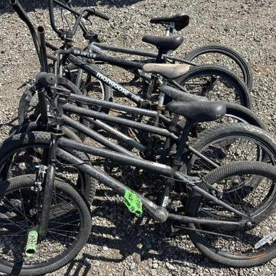 #80014 • 5 BMX Bicycles

