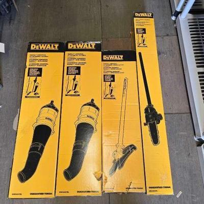 #4074 • (4) DeWalt Universal Attachments