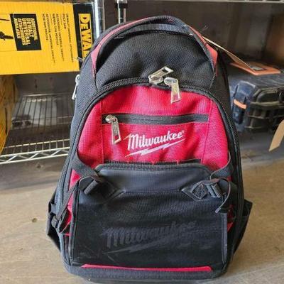 #4076 • Milwaukee Jobsite Backpack with Tools