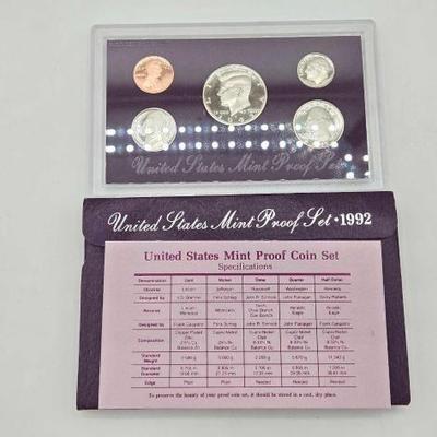 #1600 • 1992 United States Mint Proof Set