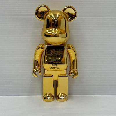 #1816 • Bearbrick BAIT x Medicom Gold Bear