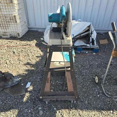 #80120 • Makita 14" Cut-Off Saw with Stand