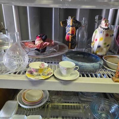 #10018 • Assorted Glass and China
