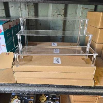 #3014 • NEW!!! (10) 3-Tier Acrylic Riser Cupcake Stand