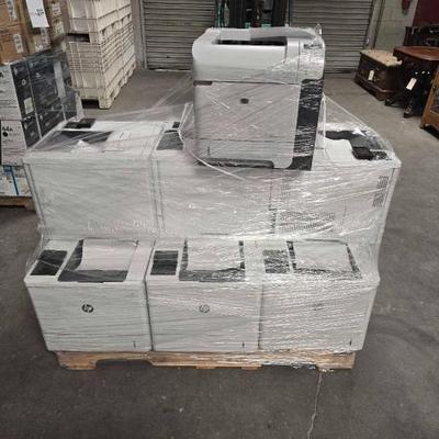 #2028 • (10) Assorted HP Printers